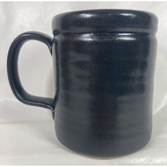 Deneen Pottery Nait @ 50 Black Coffee Mug Handthrown 2012 USA - Picture 4 of 12